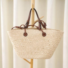 Summer design large capacity straw tote bag