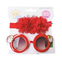 Cartoon kids sunglasses headband set