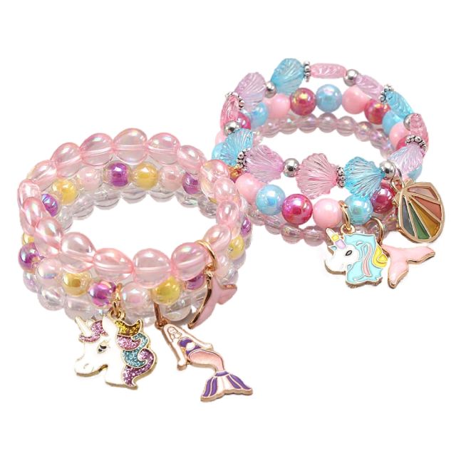 Hot sale acrylic bead kids bracelet