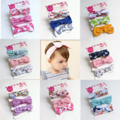 3pcs sweet bow kids headband set