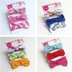 3pcs sweet bow kids headband set