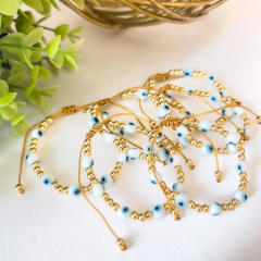 INS trend handmade tread evil eye bracelet