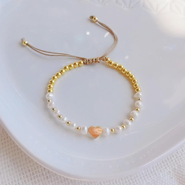 INS boho Y2K water pearl bead bracelet