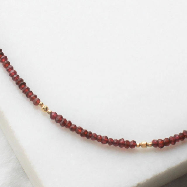 ETSY hot sale handmade natural crystal stone bead choker