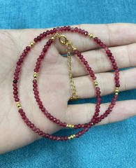ETSY hot sale handmade natural crystal stone bead choker
