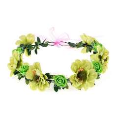 Amzon hot sale summer artificial flower crown