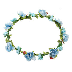 Holiday artificial flower crown