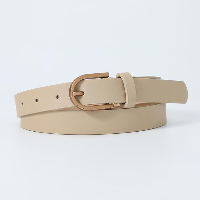 Summer design pu leather women belt