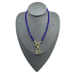 INS trend blue eye evil eye bead necklace set
