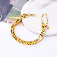 Personality stainless steel chain bracelet