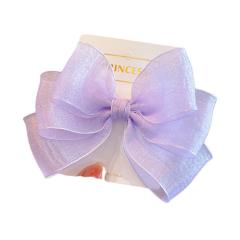 Korean fashion three layer bow hair clips for kids