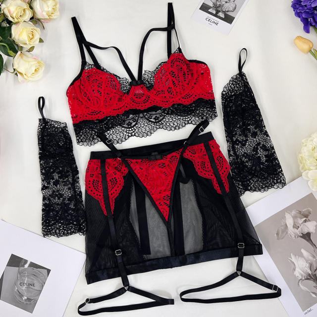Sexy lace lingerie set