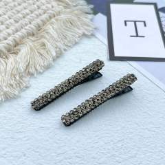Korean fashion elegant color crystal diamond hair clips