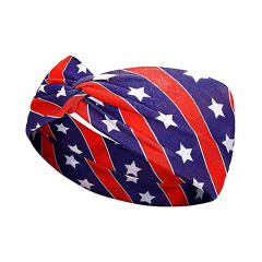 Popular American flag turban headband sport headband