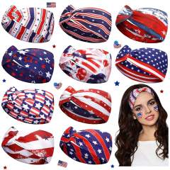 Popular American flag turban headband sport headband