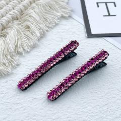 Korean fashion elegant color crystal diamond hair clips