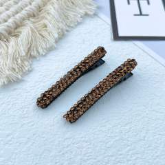 Korean fashion elegant color crystal diamond hair clips