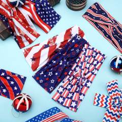 Popular American flag turban headband sport headband