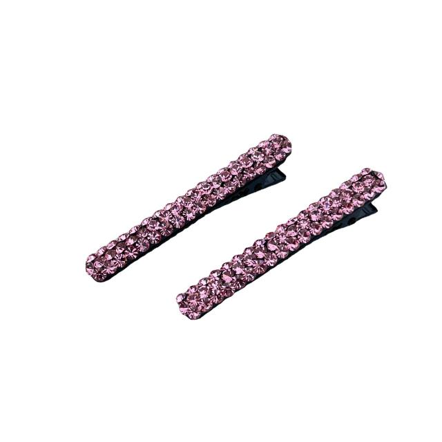 Korean fashion elegant color crystal diamond hair clips