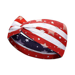 Popular American flag turban headband sport headband