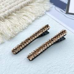 Korean fashion elegant color crystal diamond hair clips