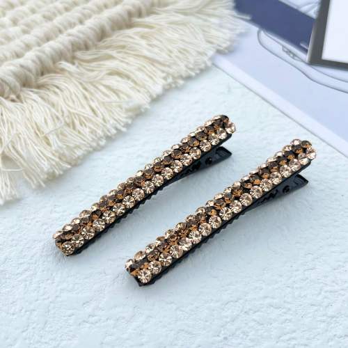 Korean fashion elegant color crystal diamond hair clips