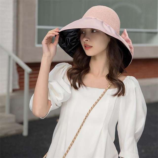 Summer design big brim bow sun hat