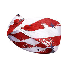 Popular American flag turban headband sport headband