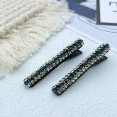 Korean fashion elegant color crystal diamond hair clips