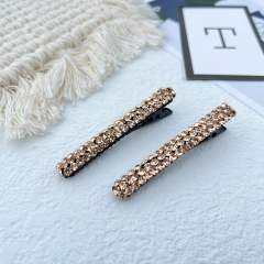 Korean fashion elegant color crystal diamond hair clips