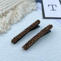 Korean fashion elegant color crystal diamond hair clips