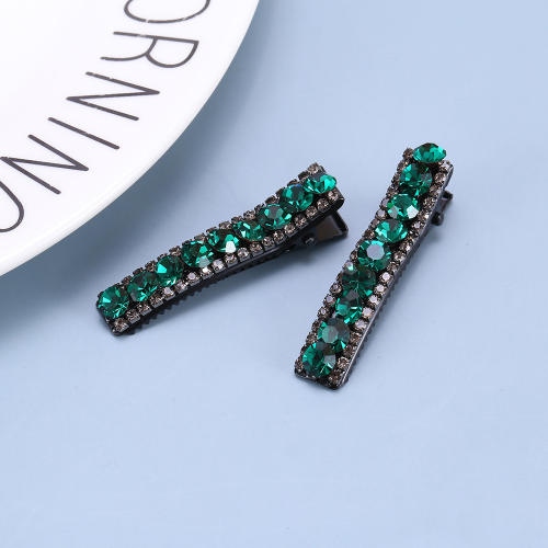 Hot sale color crystal diamond hair clips