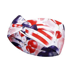 Popular American flag turban headband sport headband