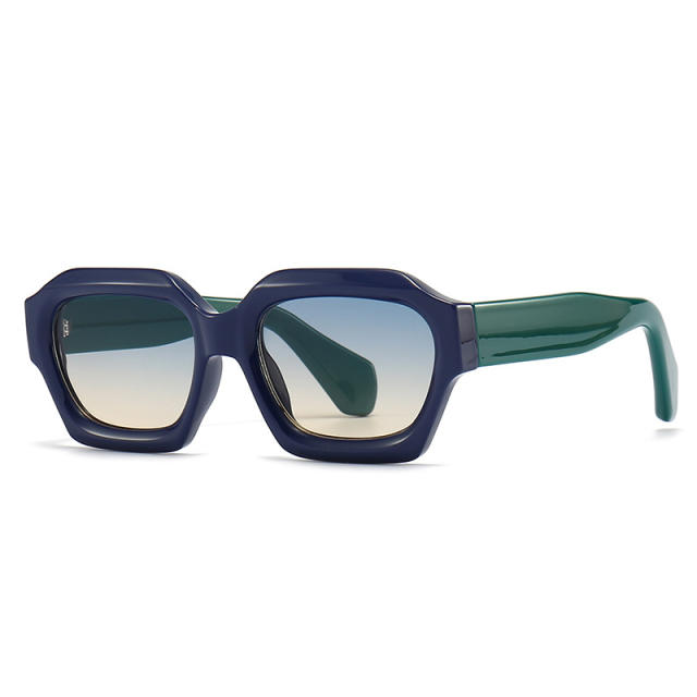 Occident fashion modern irregular shaped sunglasses