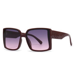 Fashionable large frame sunglasses