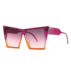 Personality large frame irregular shape sunglasses
