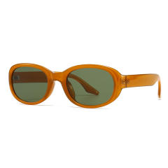 Vintage rock and roll oval shape sunglasses