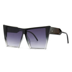 Personality large frame irregular shape sunglasses