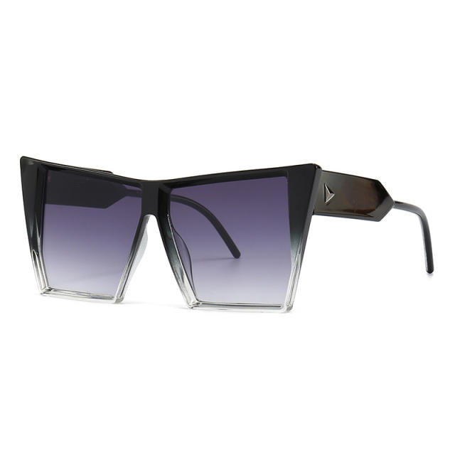 Personality large frame irregular shape sunglasses