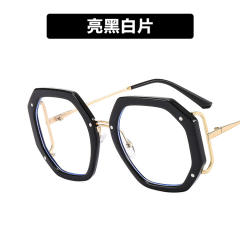 Occident fashion geometric shape frame reading glasses