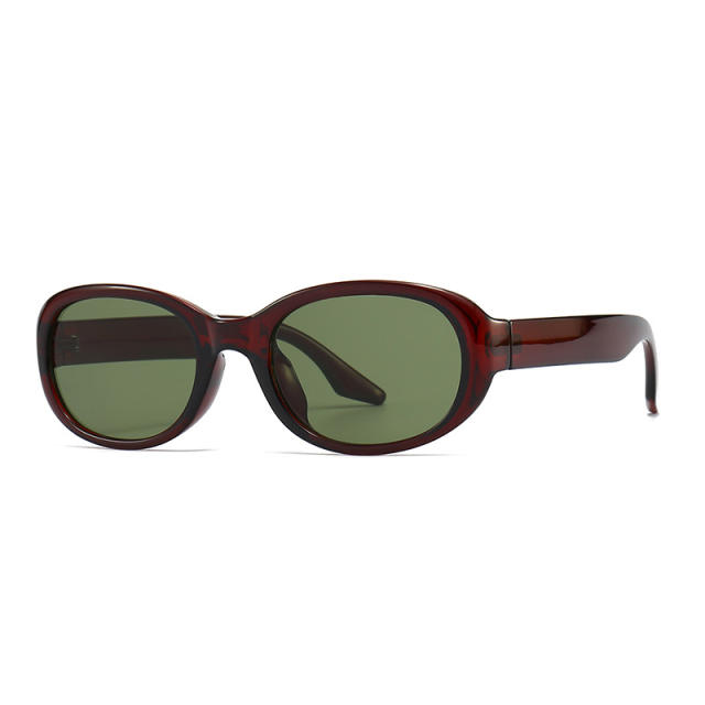 Vintage rock and roll oval shape sunglasses