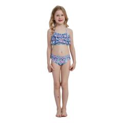 3pcs set cute Mermaid design swimsuit set for kids