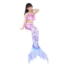 3pcs set cute Mermaid design swimsuit set for kids