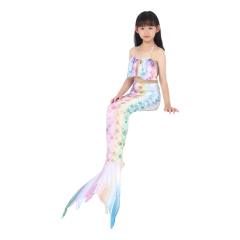 3pcs set cute Mermaid design swimsuit set for kids