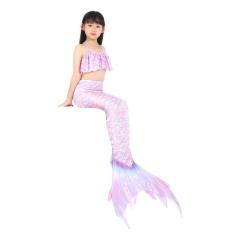 3pcs set cute Mermaid design swimsuit set for kids