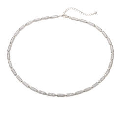 Delicate pave setting cubic zircon diamond copper necklace set