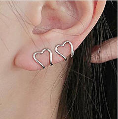 Creative personality leaf alloy ear cuff set