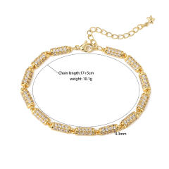 Delicate pave setting cubic zircon diamond copper necklace set