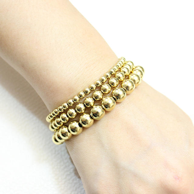 303 stainless steel ball bead elastic bracelet