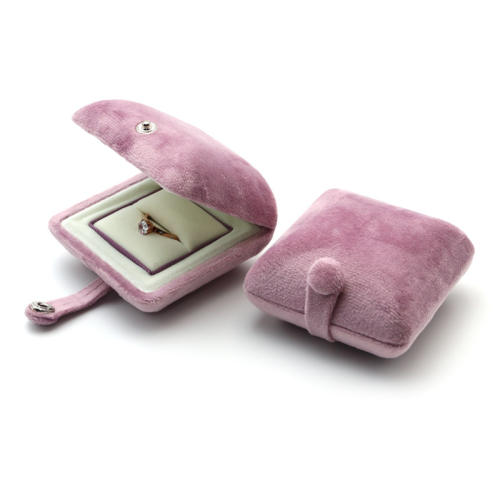 Luxury color velvet jewelry box